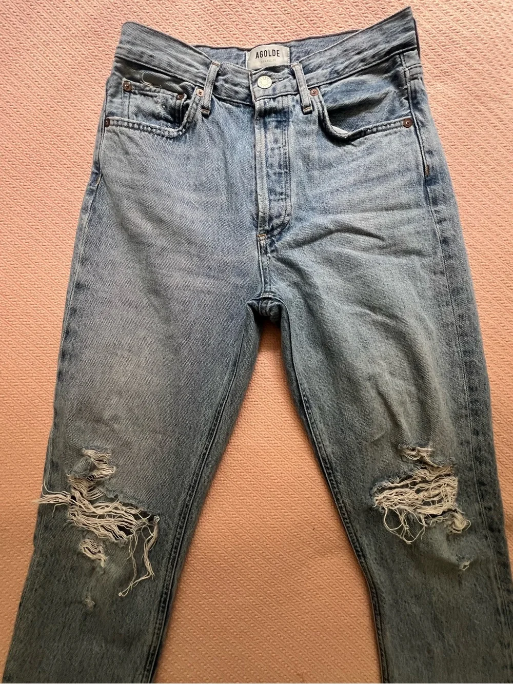 AGOLDE Riley High Rise Straight Crop Jeans - Picture 8 of 10
